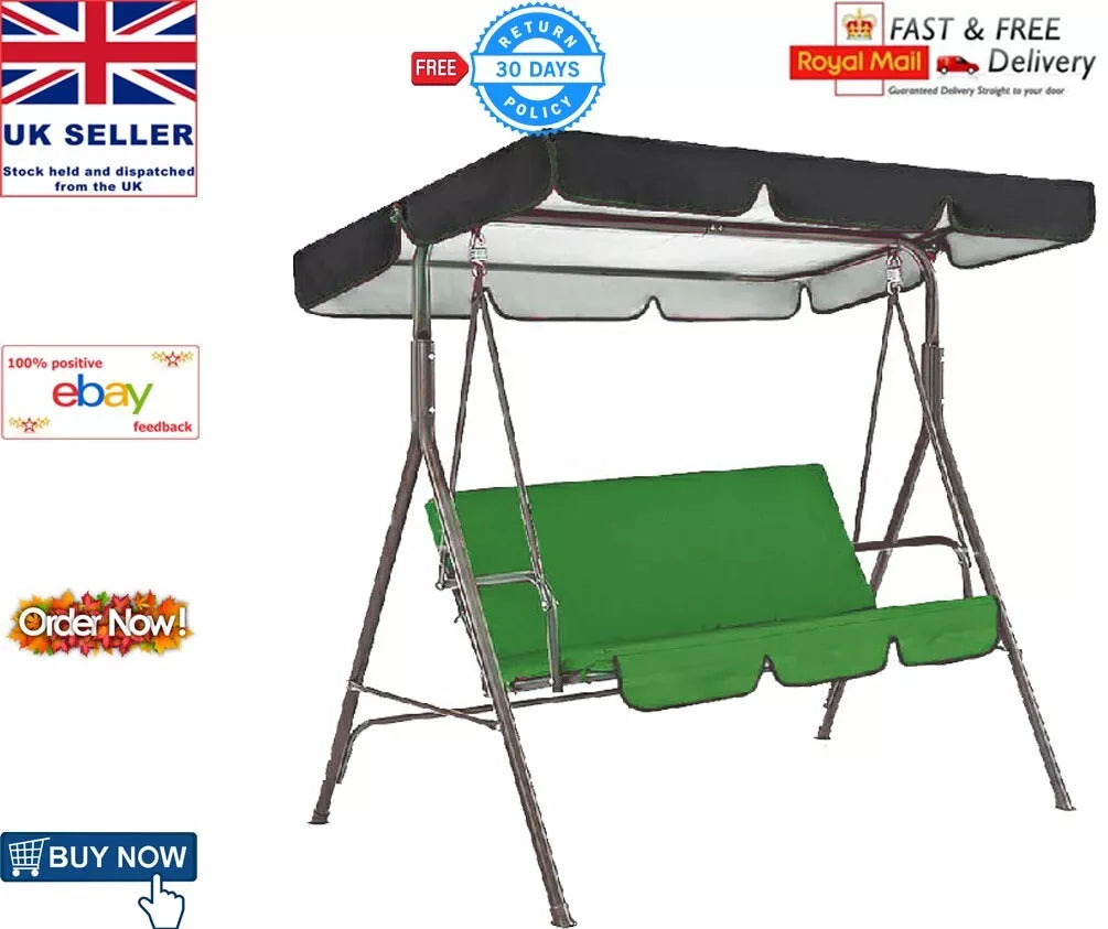 Replacement Canopy for 2-Seater Swing Seat – Garden & Park Hammock Top Cover