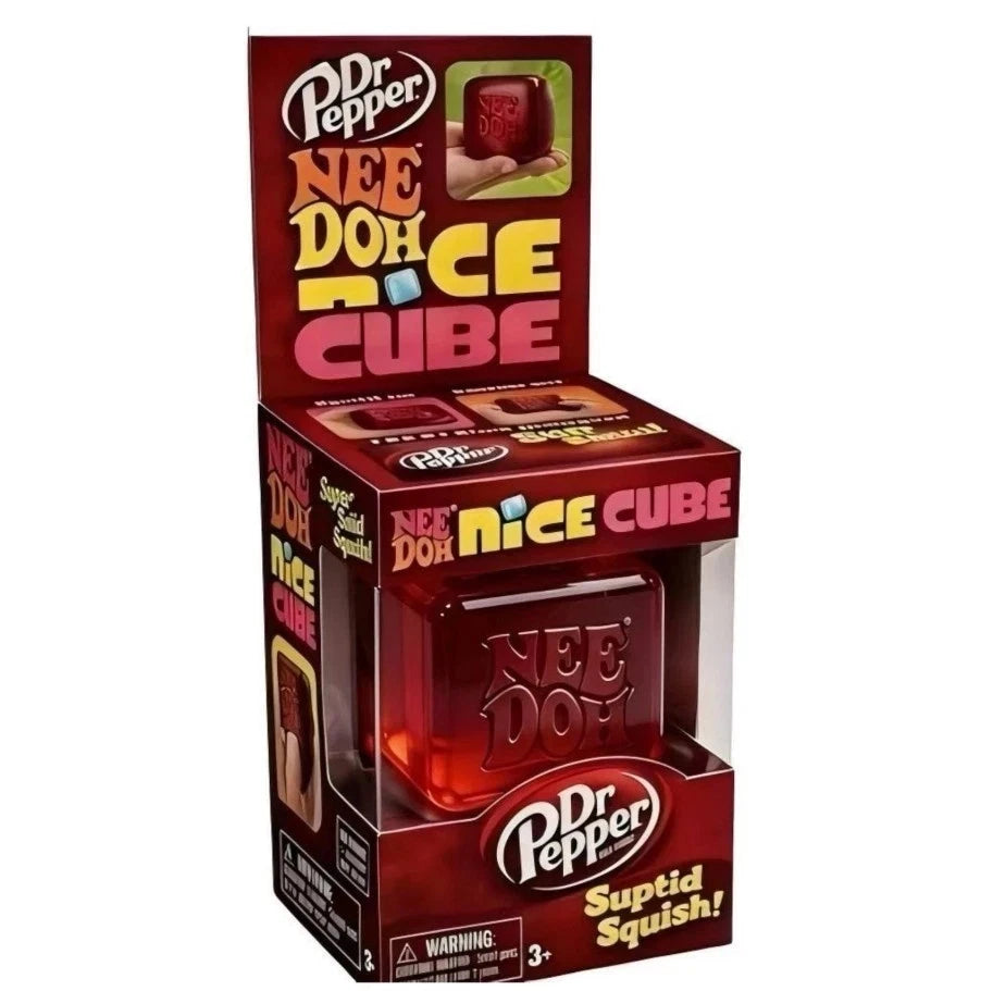 Needoh 2026 Limited Edition Dr Pepper Nice Cube Suptid Squish Squeeze ToyNeedoh