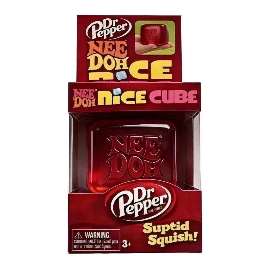 Needoh 2026 Limited Edition Dr Pepper Nice Cube Suptid Squish Squeeze ToyNeedoh