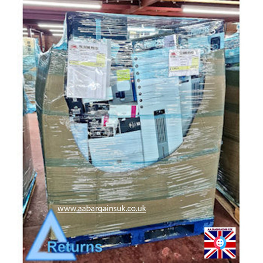 Wholesale Air Control & Security Returns Pallet – 189 Items, Dehumidifiers, Smart Heaters, Fans & Byron Door Chimes (Lot No. 208714)