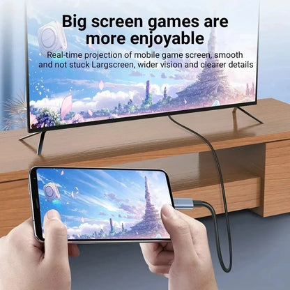 USB C To HDMI 2M 4K cable - TV Adapter | Phone | Tablet | Laptop | For Samsung