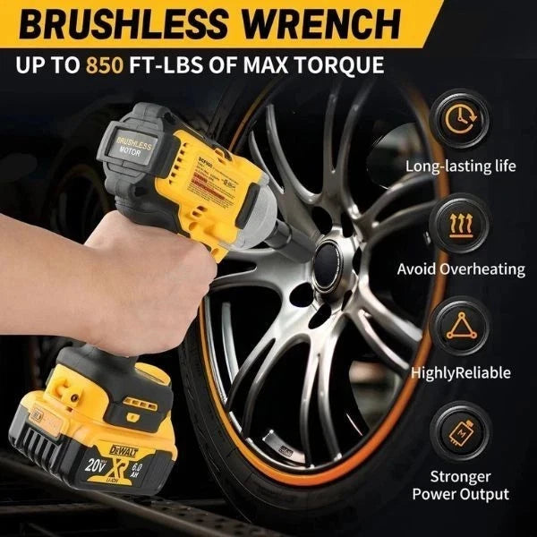 DeWALT DCF900 20V Brushless Impact Wrench 1/2" 1898Nm High Torque Cordless