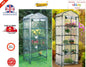 5-Tier Mini Greenhouse – Outdoor Garden Plant Grow Greenhouse with Clear PVC Cover